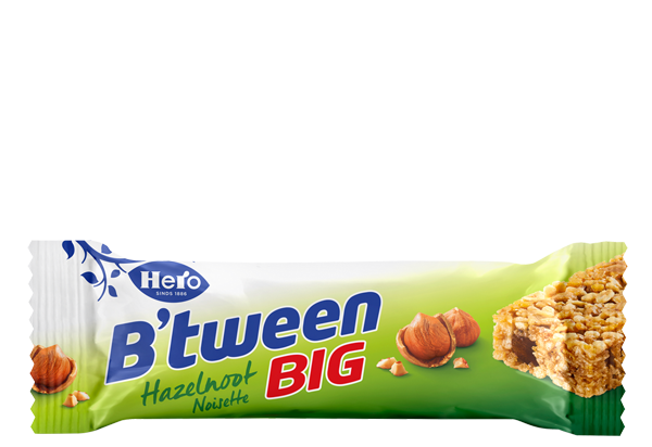 Hero B'tween Hazelnoot Big 50 Gram - RooijGroothandel